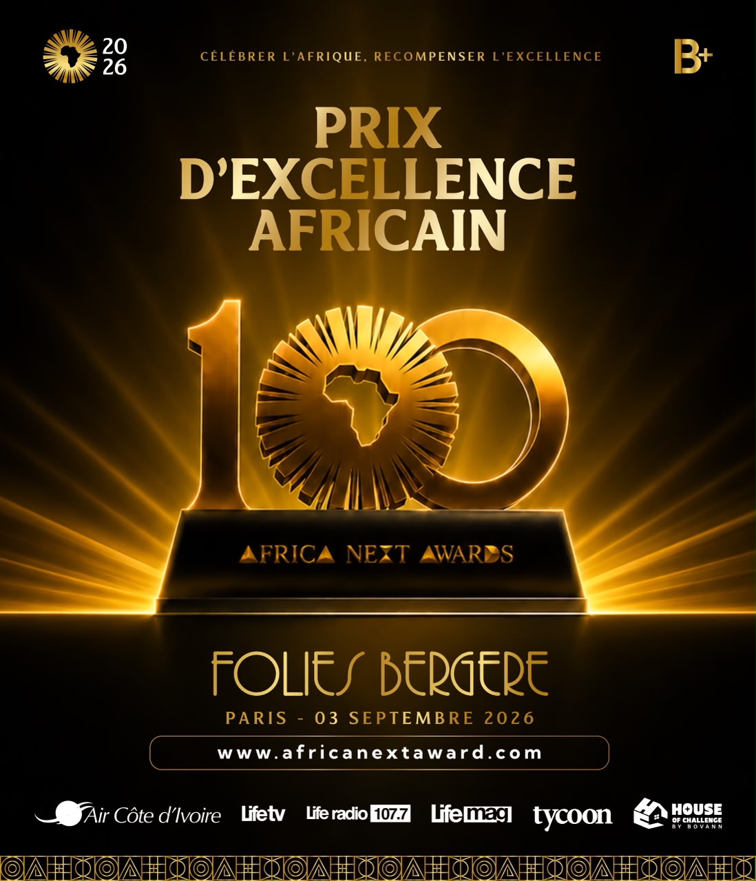 Africa Next Awards - Billetterie officielle